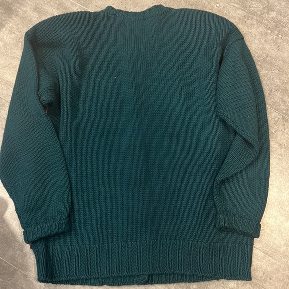 Evan Picone Vintage Knitted by Hand Fall Cardigan Sweater - Small - Picture 7 of 7